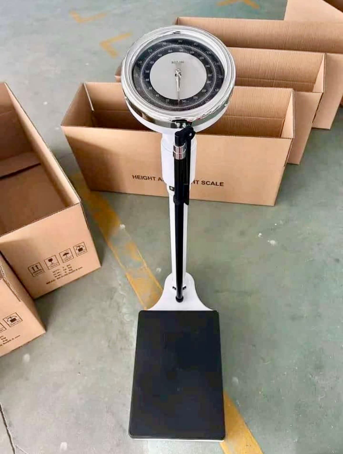 RGZ-160 Mechanical Adult Weighing Scale with Height Rod