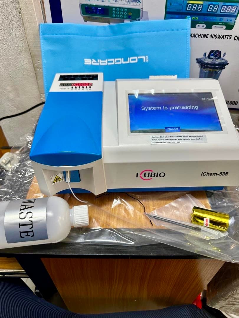 ICUBIO iChem-535 Semi-Automated Biochemistry Analyzer